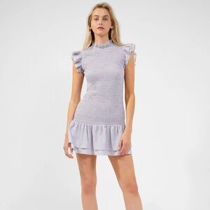 Small French Connection smocked bodice women’s dress.